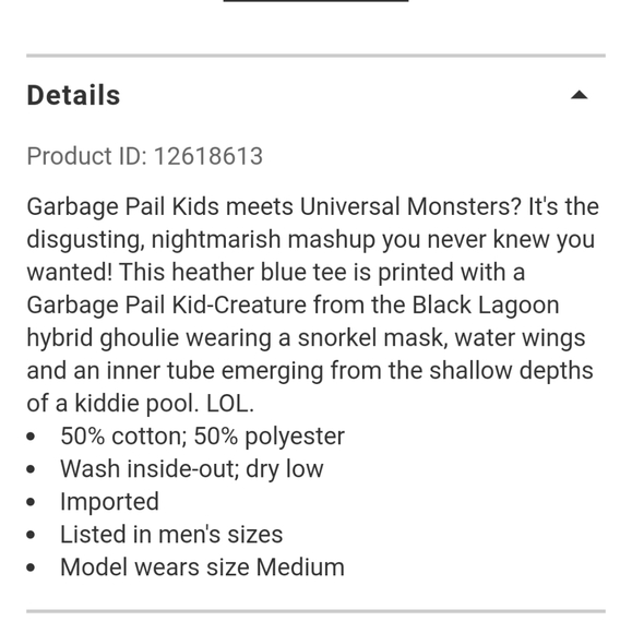 Garbage Pail Kids Creature Tee - Picture 8 of 8